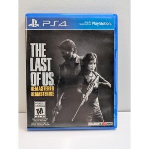 The Last Of Us Remastered PS4 Game 2018 - Case and disk only - no manual